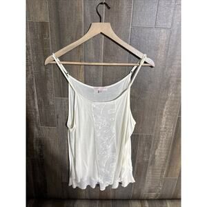 Dennise By Dennise Collin’s White Spaghetti‎ Strap Tank top
